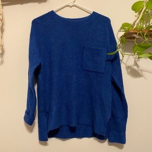 Blue Sanctuary Sweater w Pocket